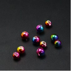 Tungsten Slotted Beads Diameter 3.3 mm Minimum Order Quantity 1000 Pieces Four Colors Silver/Copper/Black/nickel/Gold 